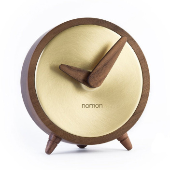 Zegarek drewniany ATOMO Sobremesa T Walnut-Brass