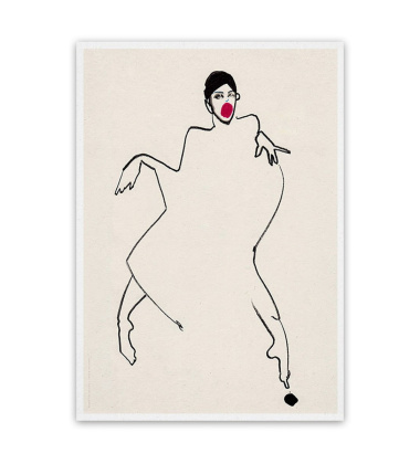 Poster 50x70 DANCER 02 By Amelie Hegardt