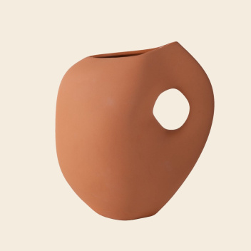 Wazon 23x20x8 cm AURA VASE 1 Apricot