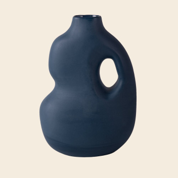 Wazon 23x20x8 cm AURA VASE 2 Midnight Blue