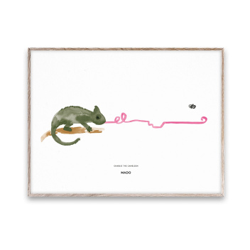 Poster 30x40 CHARLIE THE CHAMELEON by Mado