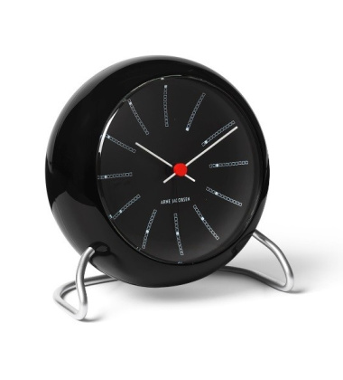 Zegarek Budzik AJ Bankers Table Clock Czarny