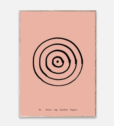 Poster 30x40 SPAGHETTI - O by Mado Różowy