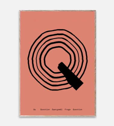 Poster 30x40 SPAGHETTI - Q by Mado Różowy