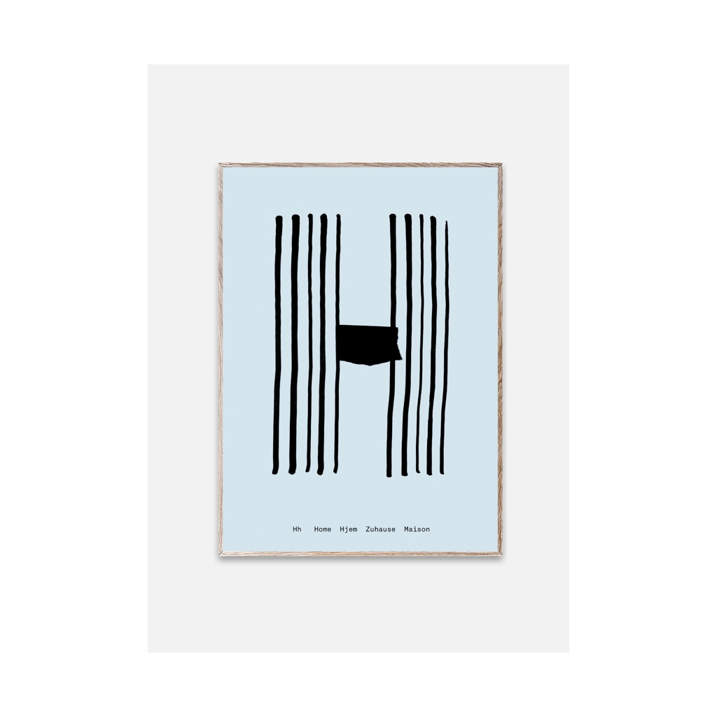 Poster 30x40 SPAGHETTI H by Mado Niebieski Moaai Sklep z