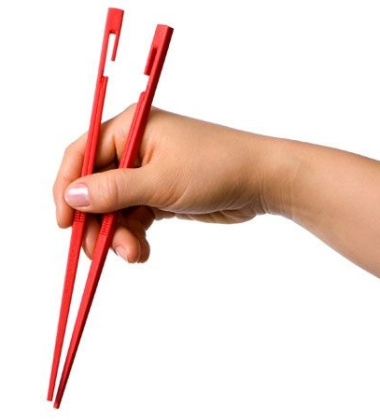 Pałeczki plastikowe EASY USE KITASTICK LINKING CHOPSTICKS Czerwone