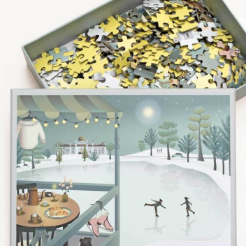 Puzzle 500 ICE SKATING - JIGSAW by ViSSEVASSE