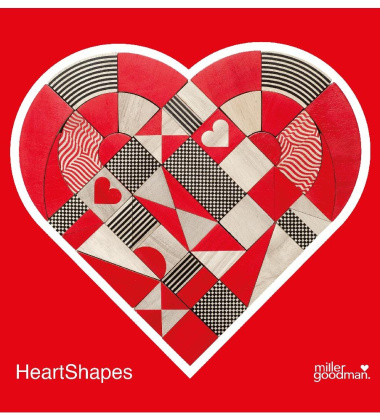 Układanka Klocki HEARTSHAPES Set of 50 pcs