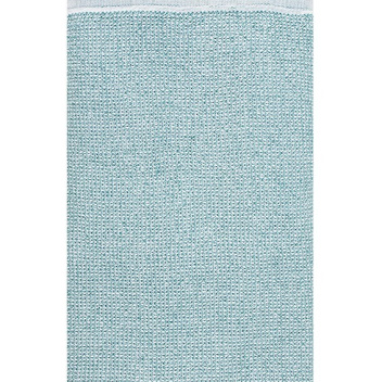 Ręcznik kąpielowy TERVA 85x180 Biało-Turkusowy