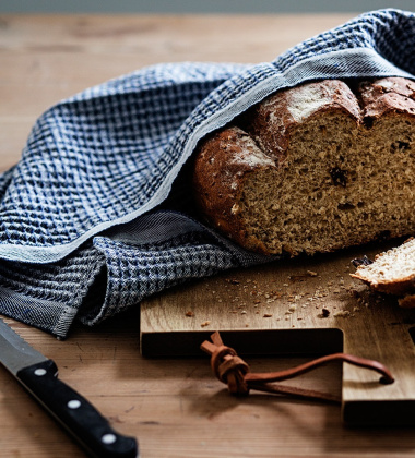 Ścierka kuchenna MAIJA DISH 25x32 Biało-Granatowa