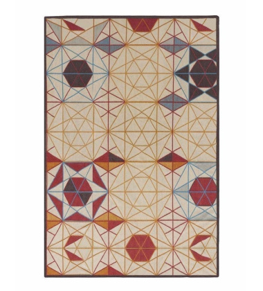 Dywan Kilim HEXA Rectangular 150x225 by Enblanc