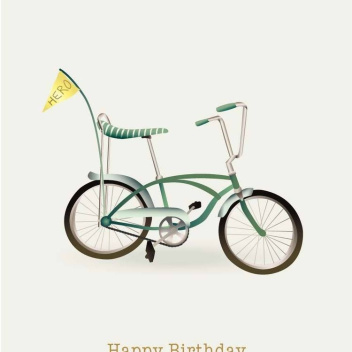 Kartka urodzinowa BICYCLE HERO A6 10,5x15