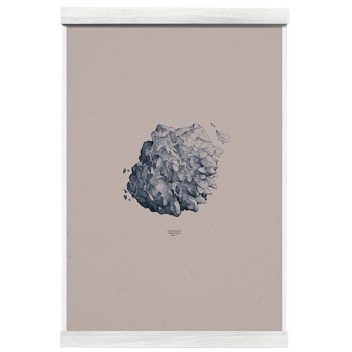 Hailstone Poster 50x70 Everest Grey