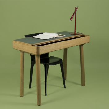 Biurko dębowe AVIO Writting Desk 100x50 by Roberto Cattaneo