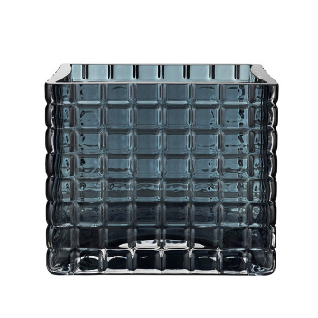 Wazon CITY HERB H12 cm Granatowy