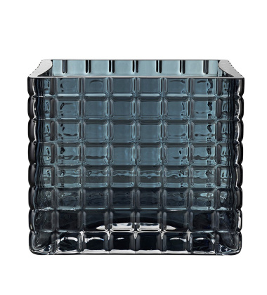 Wazon CITY HERB H12 cm Granatowy