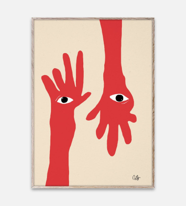 Poster 50x70 HAMSA HANDS by Anna Morner