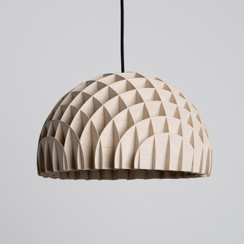 Lampa wisząca 40 cm ARC Pendant Birch Plywood