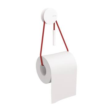 Wieszak na papier DIABOLO TOILET PAPER HOLDER White-Red