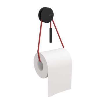 Wieszak na papier DIABOLO TOILET PAPER HOLDER Black-Red