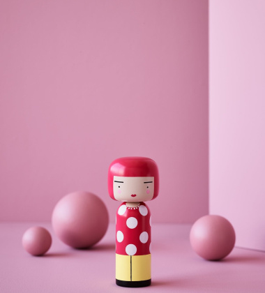 Laleczka Kokeshi 14,5 cm DOT - YAYOI KUSAMA