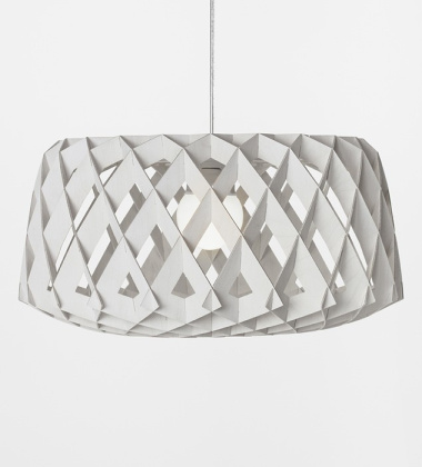 Lampa wisząca Pilke 60 cm Biała