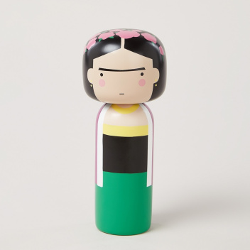 Laleczka Kokeshi FRIDA 14,5 cm Zielona