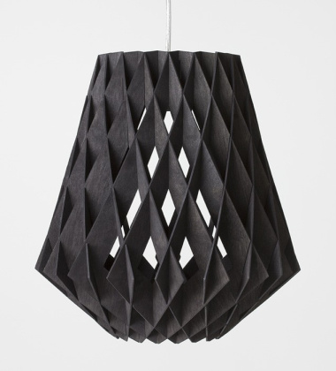 Lampa wisząca Pilke 36 cm Czarna