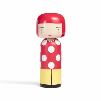 Laleczka Kokeshi 14,5 cm DOT - YAYOI KUSAMA