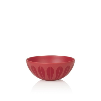 Miska z porcelany Lotus 18 cm Czerwony Mat