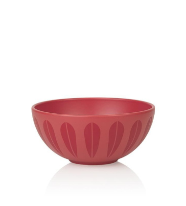 Miska z porcelany Lotus 21 cm Czerwony Mat