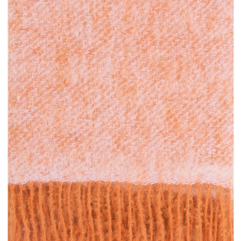 Koc REVONTULI Mohair 130x180 Rdzawo-Różowy