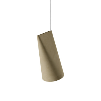 Lampa wisząca ceramiczna CERAMIC PENDANT NARROW 22x11,2 OLIVE