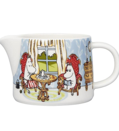 Dzbanuszek z porcelany 350 ml Moomin AFTERNOON IN PARLOR Pitcher