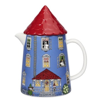 Dzbanek z porcelany z pokrywką 1L Dom Muminków - MOOMINHOUSE Pitcher
