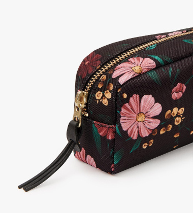 Kosmetyczka Small Beauty Case BLACK FLOWERS