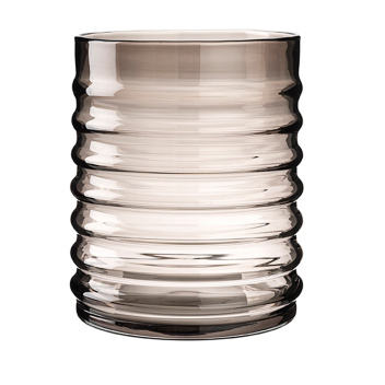 Wazon WILMA SMOKE 15xH19,5 cm Przydymiany Szary
