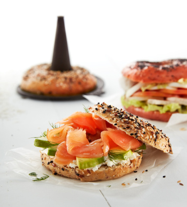 Foremki do pieczenia bajgli z silikonu BAGELS Set 6 by Lekue