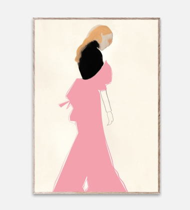 Poster 50x70 PINK DRESS by Amelie Hegardt