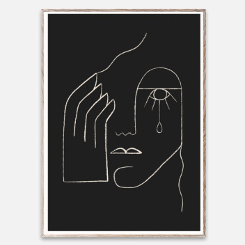 Poster 50x70 SINGLE TEAR by Kit Agar