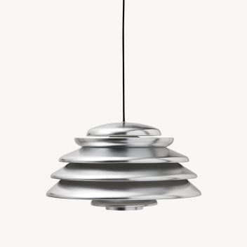 Lampa wisząca HIVE 48 cm Aluminium Srebro