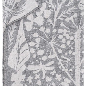 Obrus lub Narzuta VILLIYRTIT 150x200 Black-Linen