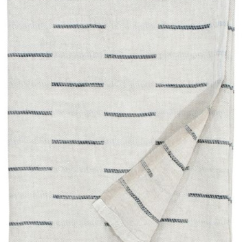 Ręcznik kąpielowy lniany PAUSSI 95x180 cm Linen-Dark Grey