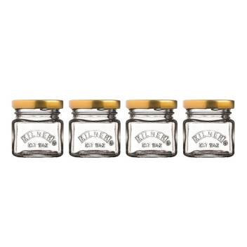 Zestaw mini słoiczków 0,055L MINI JAR Set 4 by Kilner