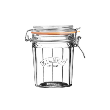 Słoik 0,45L FACETTED CLIP TOP JAR by Kilner