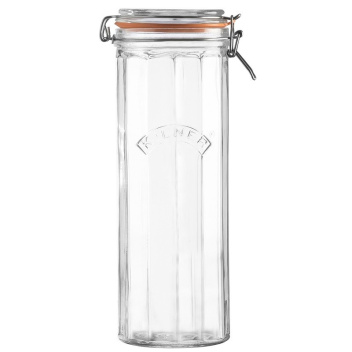 Słoik 2,2L FACETTED CLIP TOP JAR by Kilner