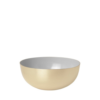 Misa emaliowana BOWL BRASS 18 cm Grey