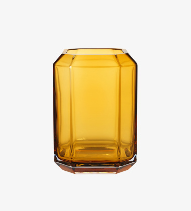 Wazon JEWEL AMBER 14x14x20 Bursztynowy