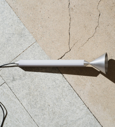 Lampa wisząca aluminiowa APOLLO 39 cm Light Grey
