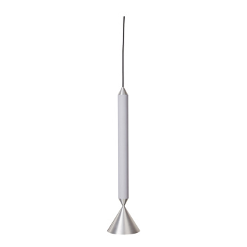 Lampa wisząca aluminiowa APOLLO 39 cm Light Grey